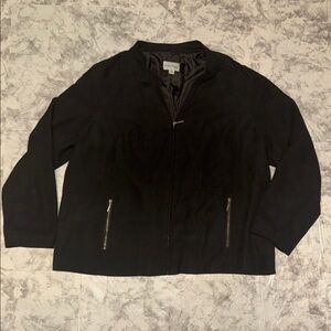 Studio Works Black suede Lightweight Jacket